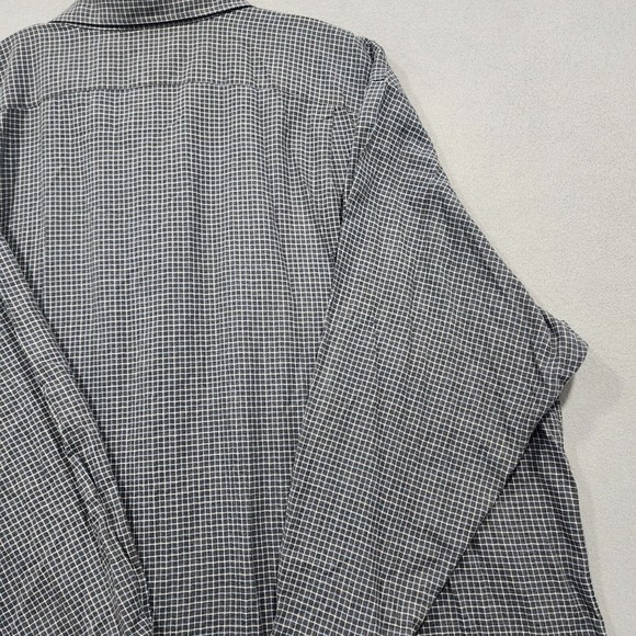 Polo Ralph Lauren Shirt Mens 3XB Black White Chekcer 100% Cotton Black Pony Vtg - Picture 16 of 16